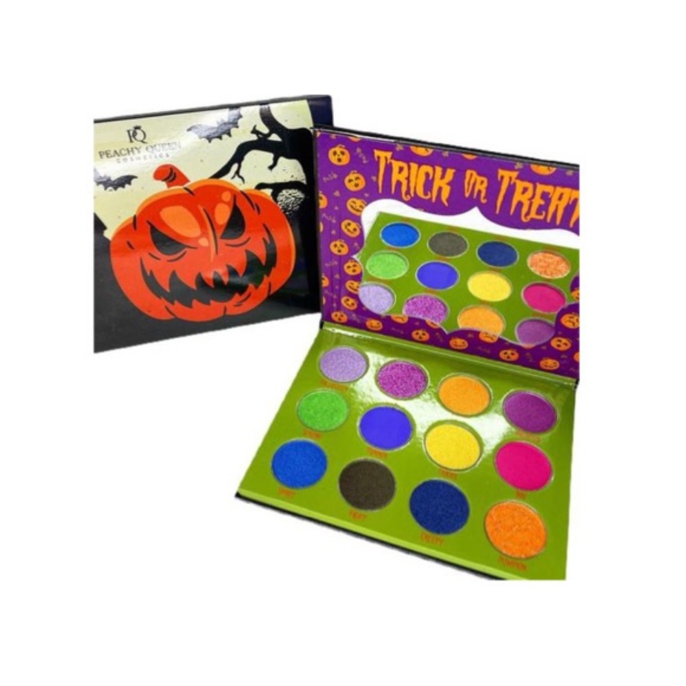$12 Peachy queen trick or treat eyeshadow palette $12 WHEN BUNDLED WITH 3 OR MOR